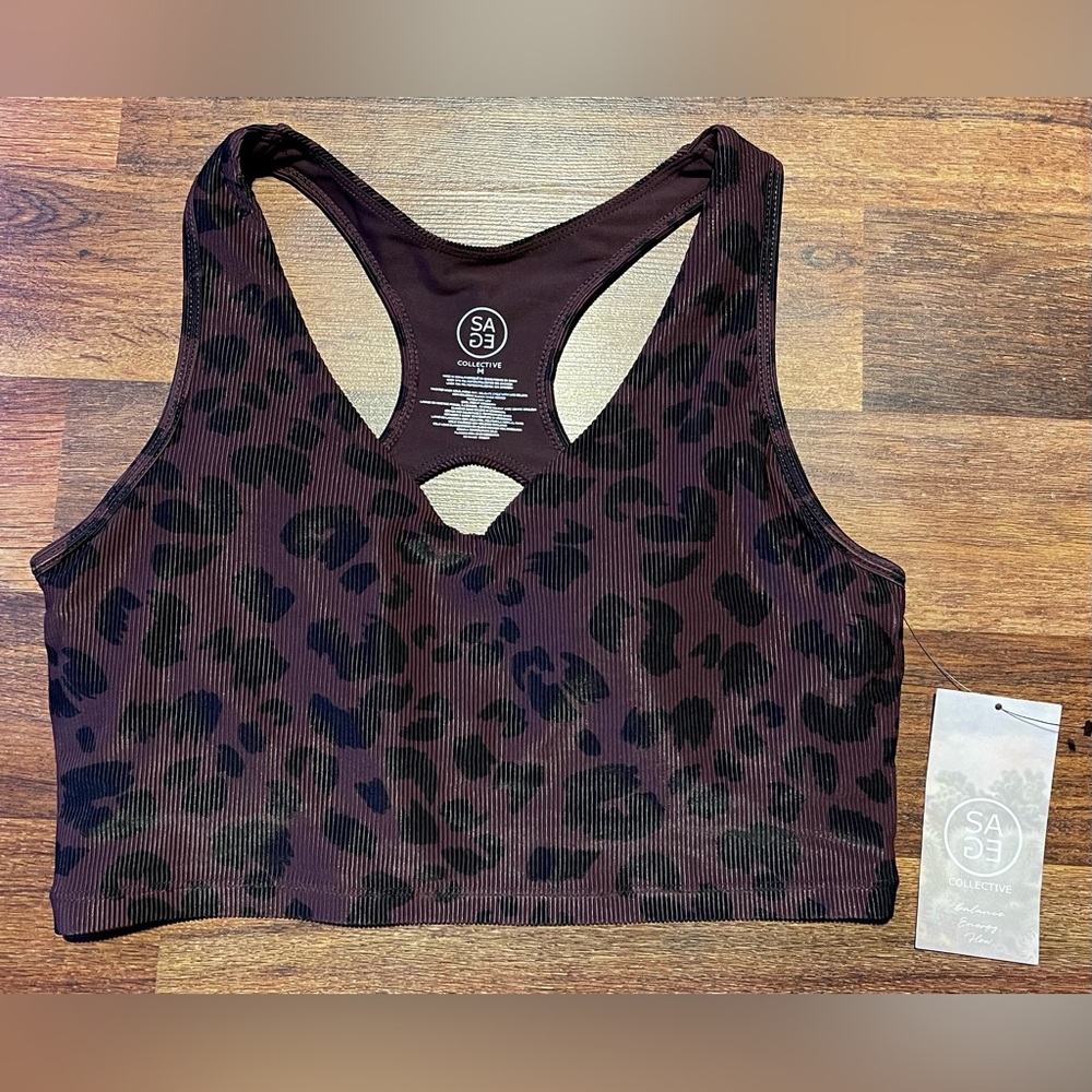 NWT SAGE sports bra